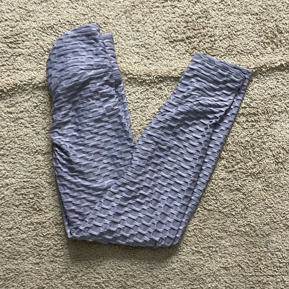 Grey bubble leggings